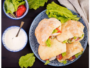 pita small or medium stuffed