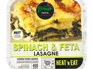 lasagne feta and spinach 400g